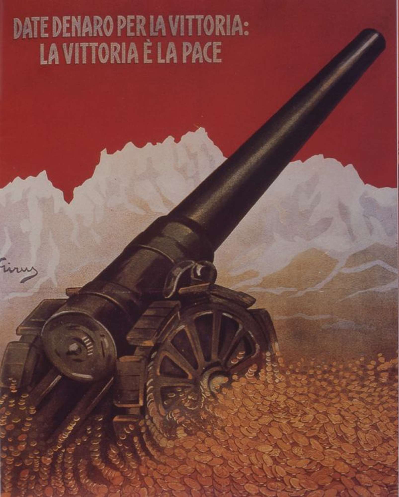 Manifesto di propaganda per il Prestito Nazionale, 1917-1918